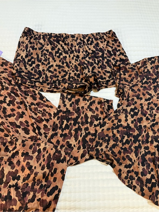 stars above Other - Stars Above leopard-print pajama set NWT